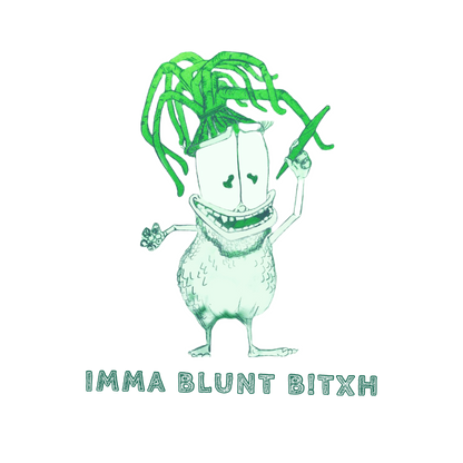 "IMMA Blunt B!txh" lil'Nuggies • Front design T-Shirt • Men's classic tee