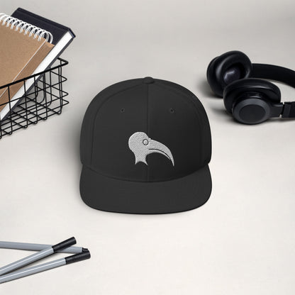 Plague Doctor Flat Bill Lid • Cap • Snapback Hat