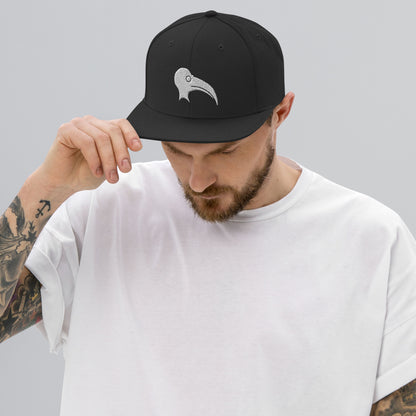 Plague Doctor Flat Bill Lid • Cap • Snapback Hat