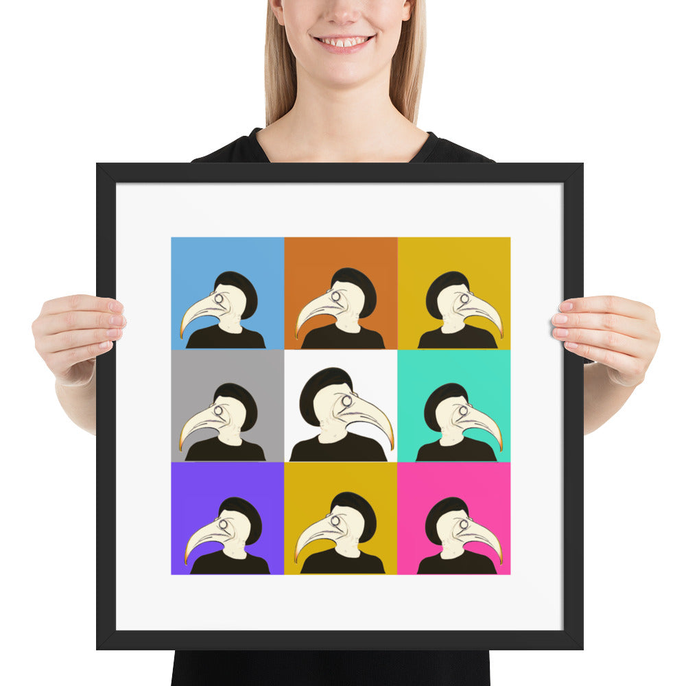 "Doctor Doctor" Color-Swatch Print• POP art • Framed photo paper poster