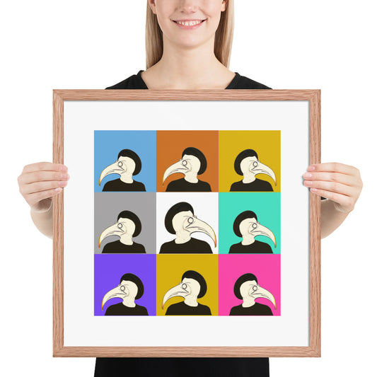 "Doctor Doctor" Color-Swatch Print• POP art • Framed photo paper poster