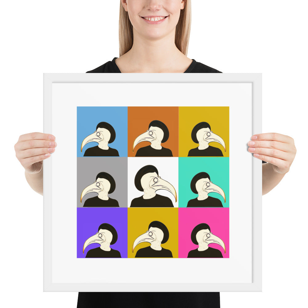 "Doctor Doctor" Color-Swatch Print• POP art • Framed photo paper poster