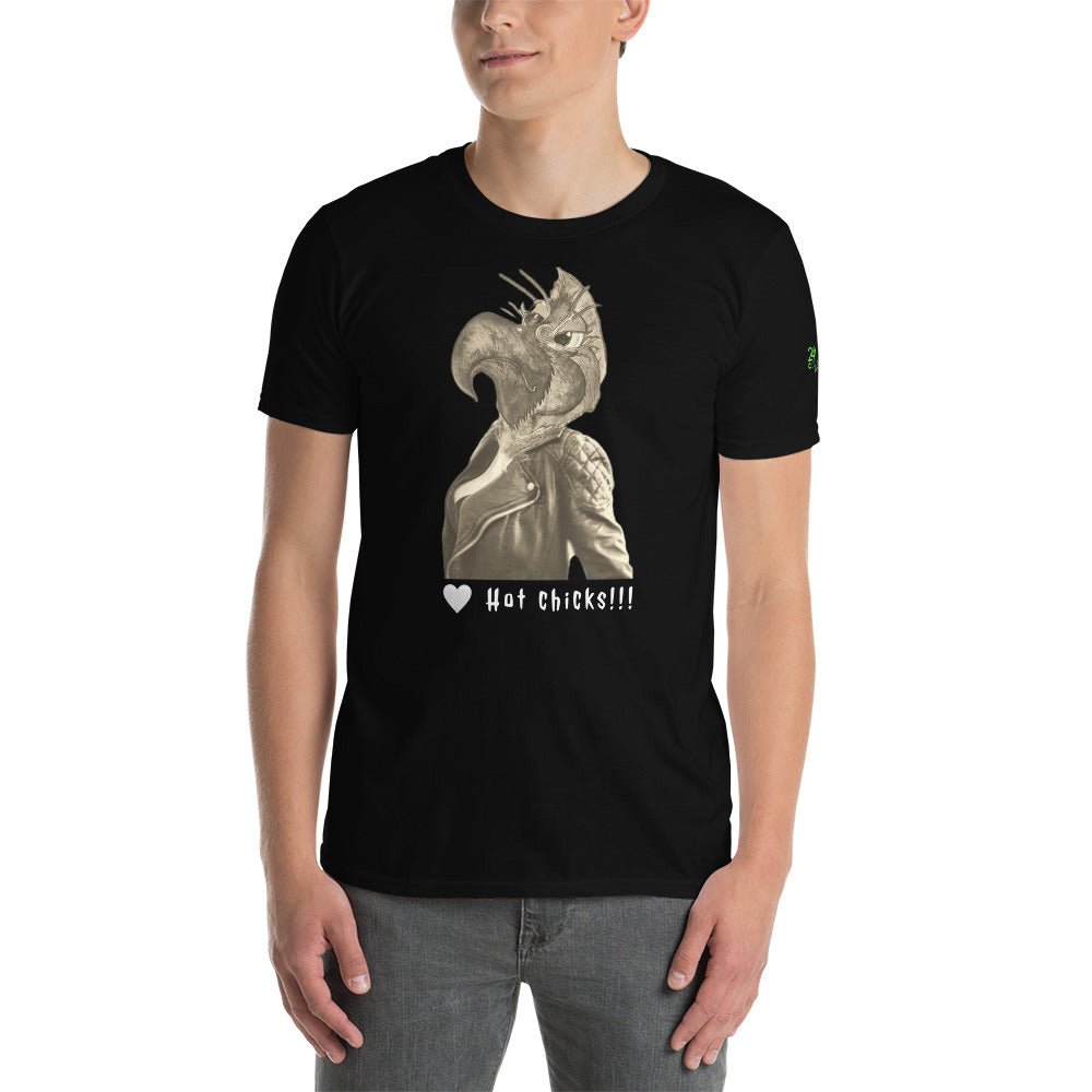 The "Hot Chicks" T-shirt • Short-Sleeve Unisex T-Shirt