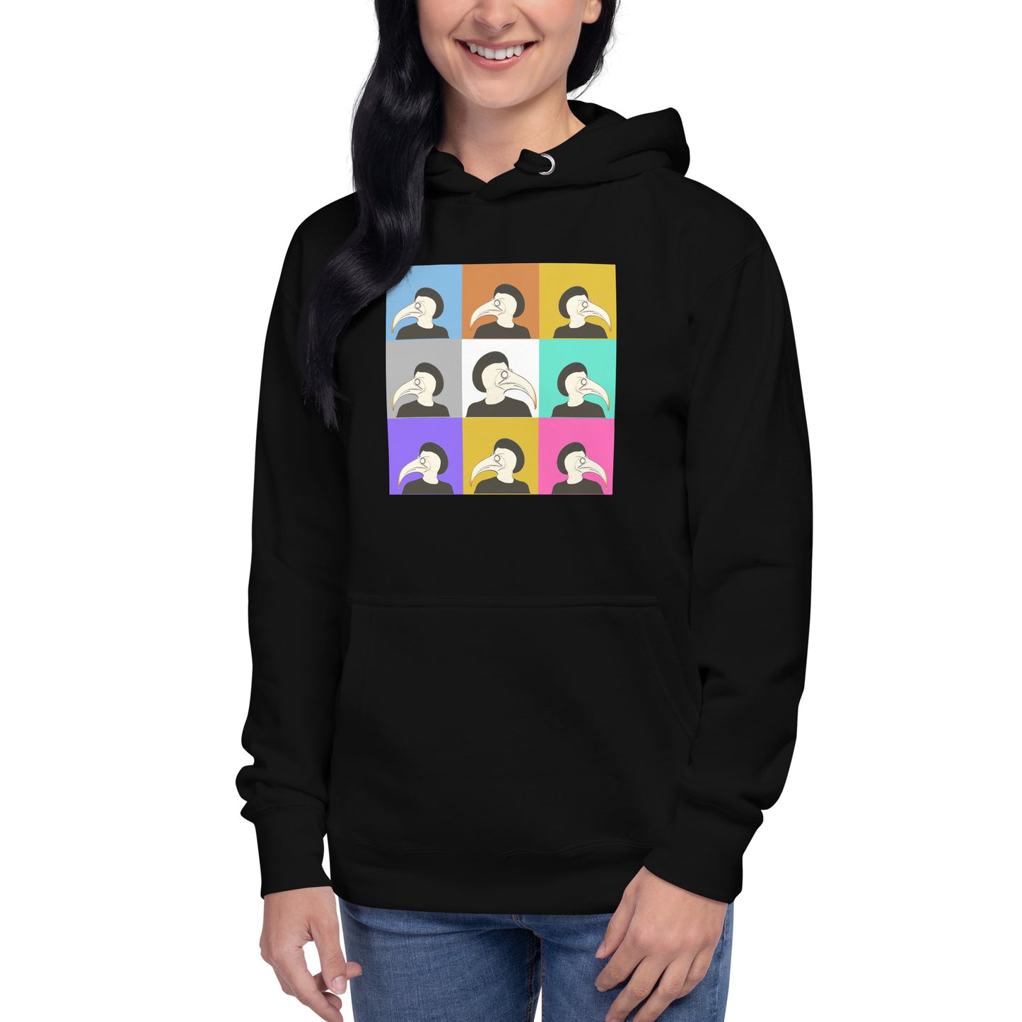 "Doctor Doctor" Color-Swatch • POP art Hoodie • Classic Unisex Pullover pocket Hoodie